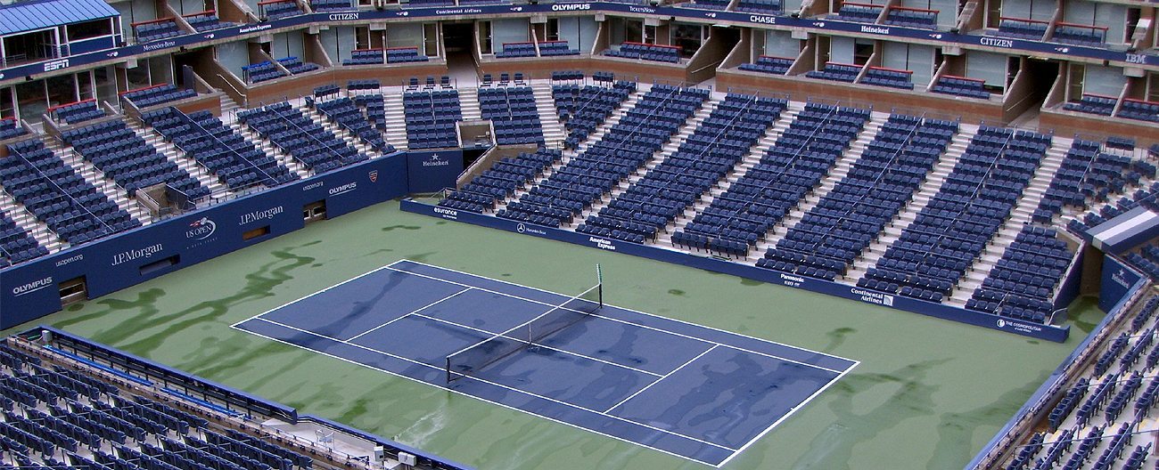 NY Arthur Ashe Stadium Expansion Joints EMSEAL Horizontal Colorseal Thermaflex