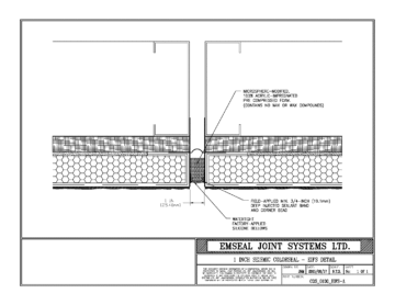 Expansion Joint Details · BIM · CAD · DWG · DWF · Sika Emseal