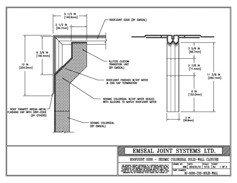 Expansion Joint Details · BIM · CAD · DWG · DWF · Sika Emseal