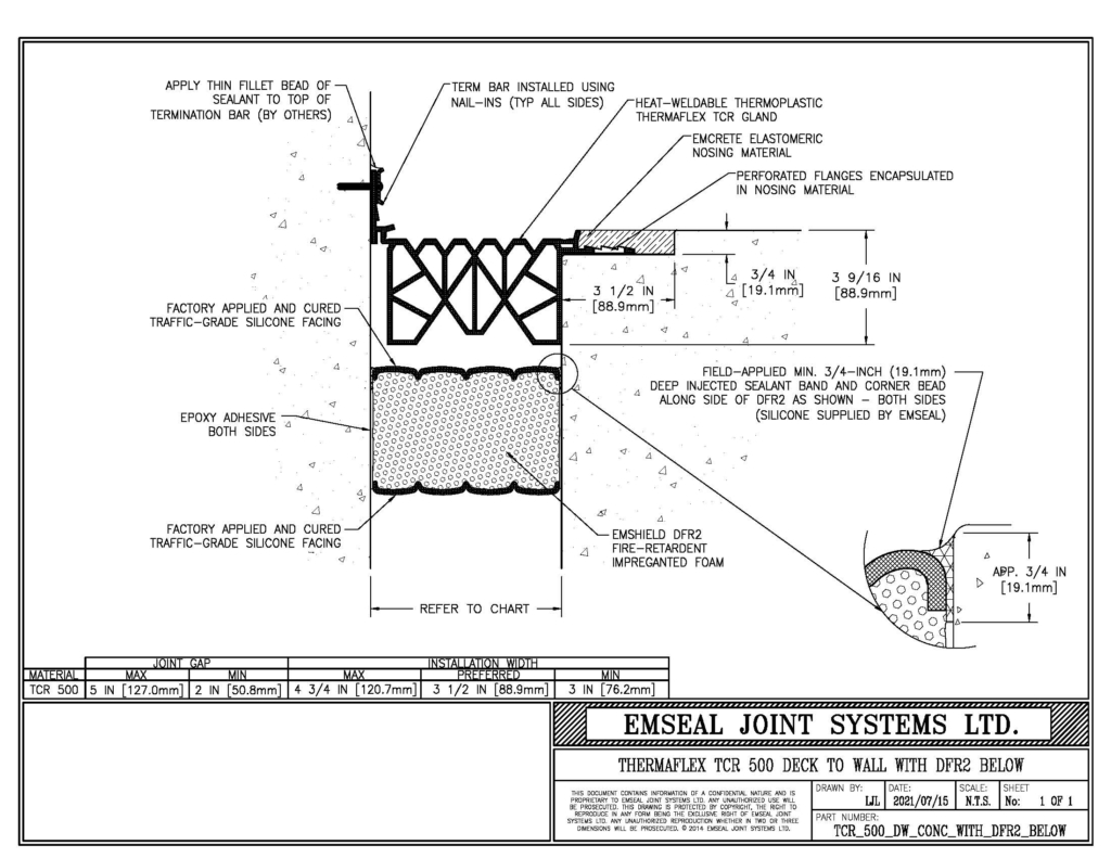 Expansion Joint Details · Bim · Cad · Dwg · Dwf · Sika Emseal