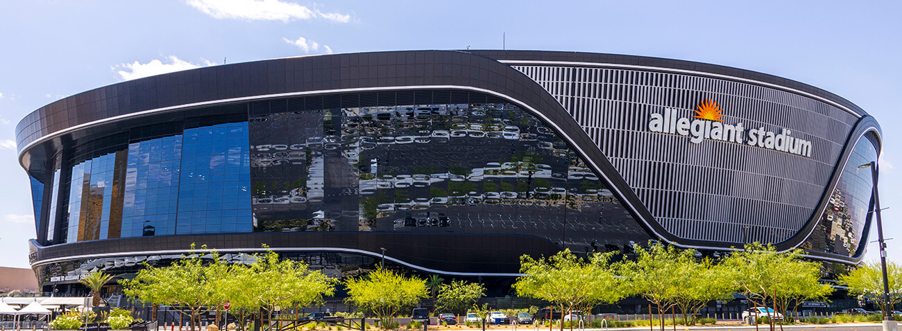 Las Vegas Raiders Allegiant Stadium features expansion joint systems specified by Populous