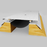 Wabo®RoofCover (RFC) metal bellows roof expansion joint cover plate system by Sika Emseal